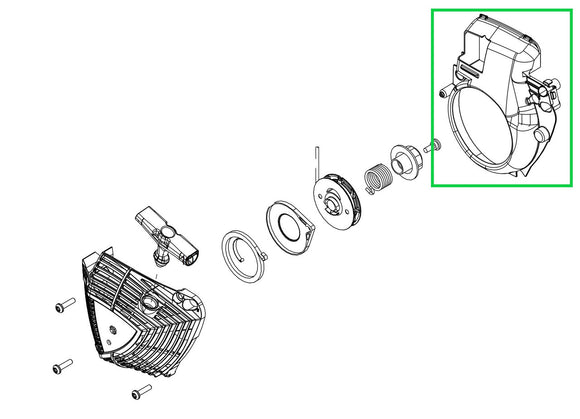 Echo CS-4010 Fan Cover New OEM A172003780