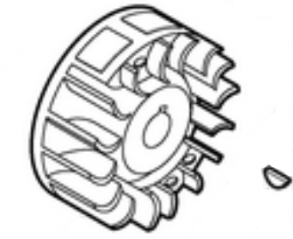 Echo SRM-400, 400U, 410U, 4300, EA-400, 410, 500, Shindaiwa B430 Flywheel Kit New Oem P021005911