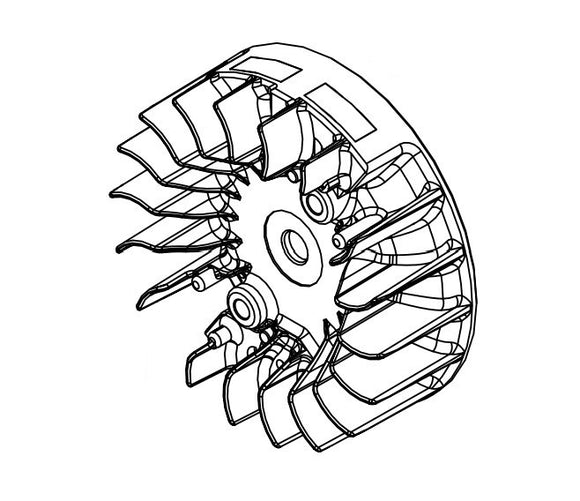 Echo CS-4010 Flywheel New OEM A409001460