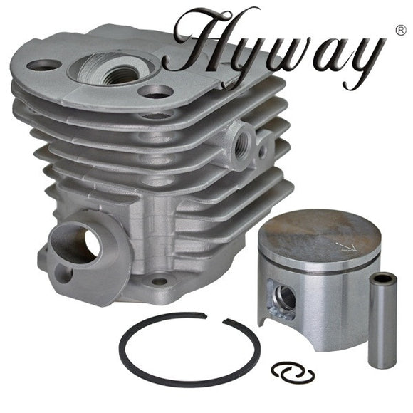 Hyway 46Mm Cylinder Piston And Ring Assembly Fits Husqvarna 51, 55, 55 Rancher  New Replaces 503169171, 503169172