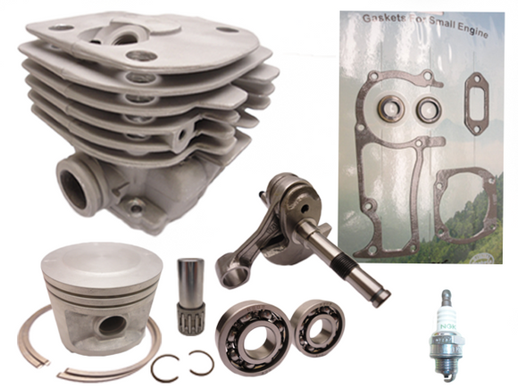 Hyway 52MM Big Bore Pop Up Advanced Rebuild Kit Fits Husqvarna 362 365 371 372 Xp Jonsered  2071 2171 Cylinder, Piston Ring Assembly 503 62 6472