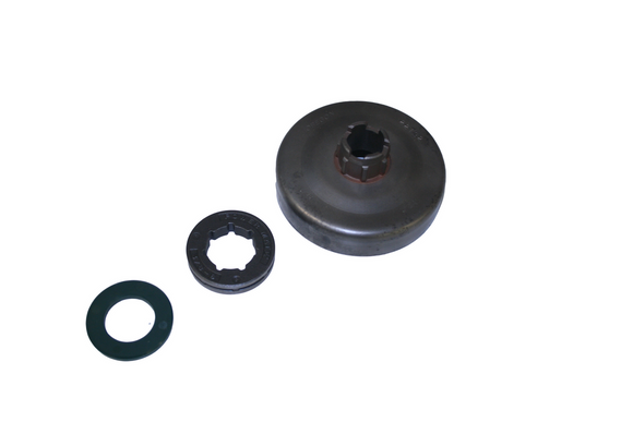 Oregon 3/8 8 Tooth Clutch Drum Sprocket Assembly 22132X fits L 65, 77L, 181,185, 281, 285, 288, 298, 394, 1100, 2100, 2101, Jonsered 2094, 2095