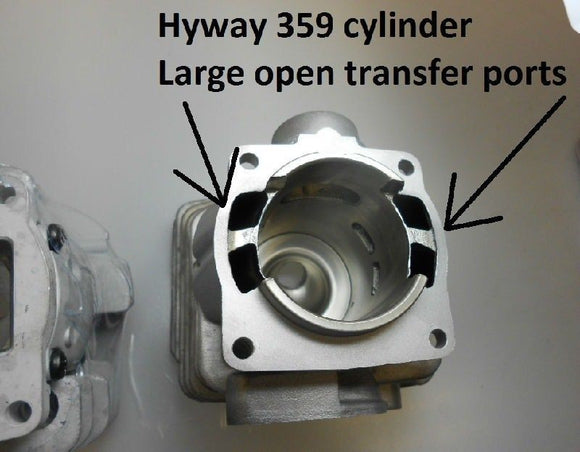 Hyway Husqvarna 357, 357 Xp, 359, Jonsered 2156, 2159 47Mm Premium Titanikel Cylinder and Piston Kit 537157302