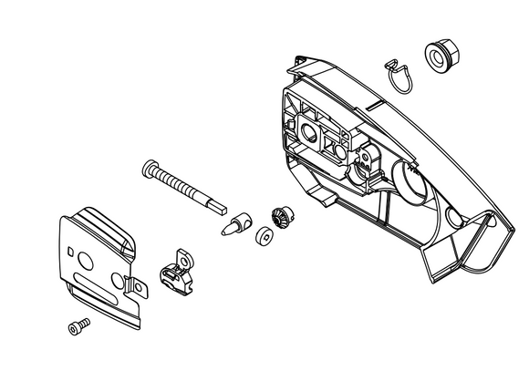 Echo DCS-2500T, DCS-2500TN Battery Chainsaw Sprocket Guard Assy New Oem P100009531