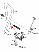 Makita Ek 6101, Dolmar Pc 6114, Lower Handle Buffer / Dampening Spring Cpl. New, Oem, 315114300-2