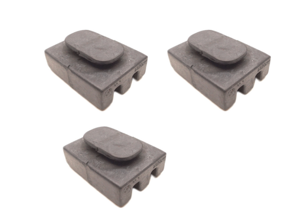 Makita Ek 6101, Dolmar Pc 6114, Rubber Foot Set Of 3 New, Oem, 424781-6