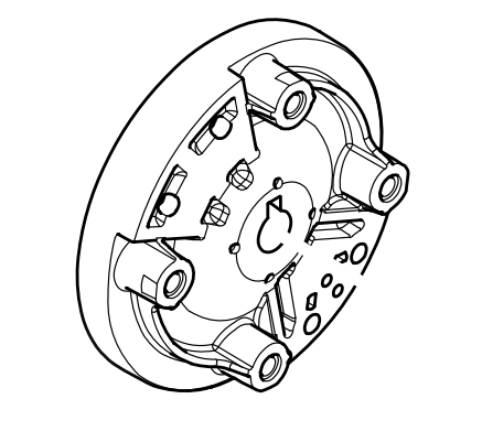 Makita EB5300 Flywheel New OEM 319391-1