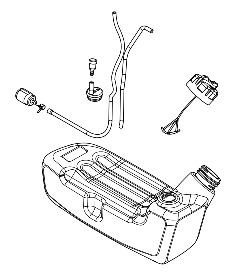 Makita EB5300 Fuel Tank Assembly New OEM 126856-4