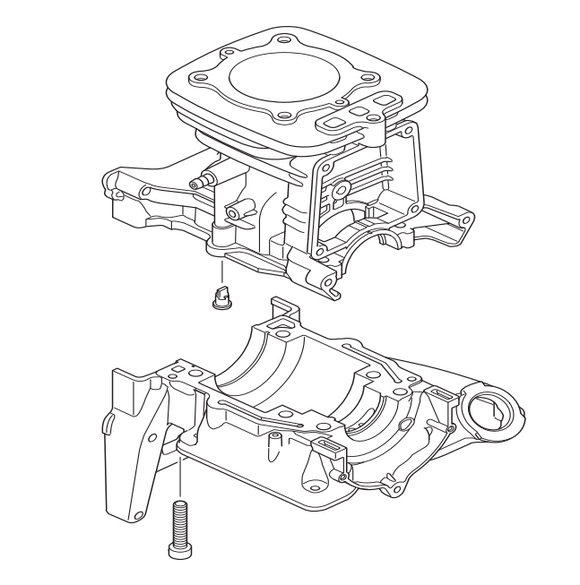 Makita EB7660 Cylinder Block Set New Oem 198210-2