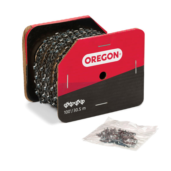 Oregon 72EXJ100U 100Ft. Roll 3/8 Pitch, .050 Gauge Full Chisel Skip Tooth Saw Chain