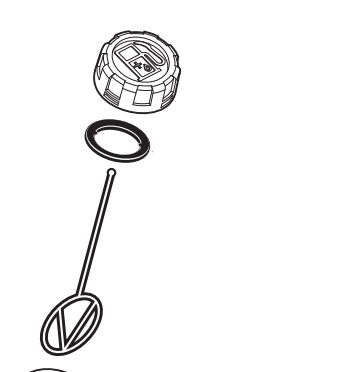 Echo HC-2420, HC-3020, HCS-3020, HCS-4020 Fuel Cap Assy, New Oem P021049140