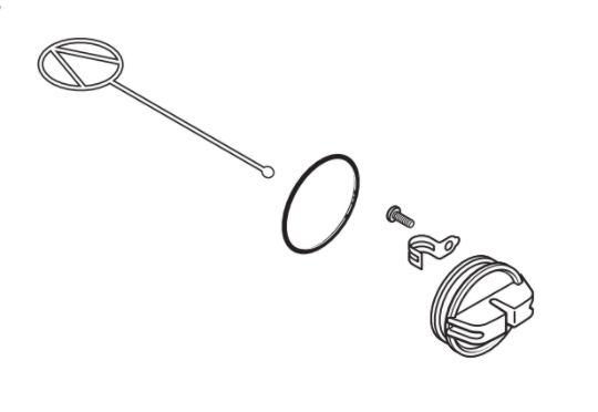 Echo Cs-4910, Shindaiwa 492 Fuel Cap Assembly P100010110 New Oem