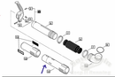 Echo Pb-770H, Pb-770T, Pb-760, Pb-5810H, Pb-5810T Backpack Blower Tube New Oem E165000291-2