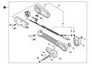 Echo PB 265LN, 580H, 755H, 760LNH, 770H, 8010H, 9010H, Shindaiwa EB 770, 810, 910 Grip Set, Throttle (Fig No.3) New Oem P021014673-2