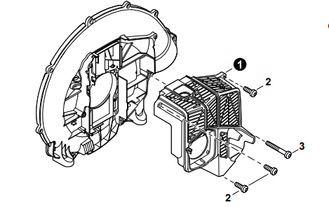 Shindaiwa EB-600-RT   Cover, Engine (Fig No.1) New Oem A190001500