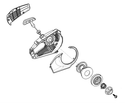 Efco MTT 2500 Chainsaw Starter Assembly New OEM 50290197R Replaces 50290130AR-2