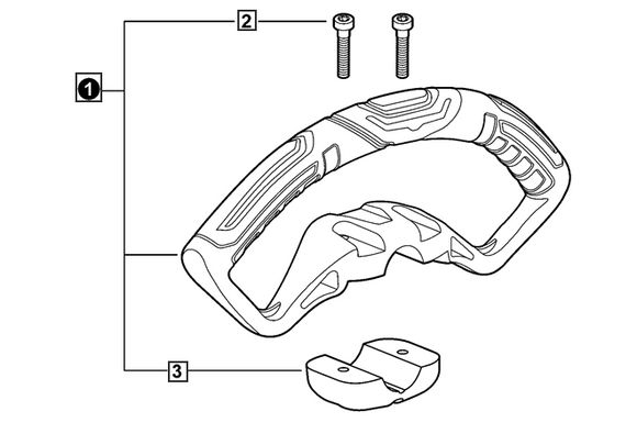 Echo Pas-225, Srm-225, 225I Handle Assembly New Oem P021049580
