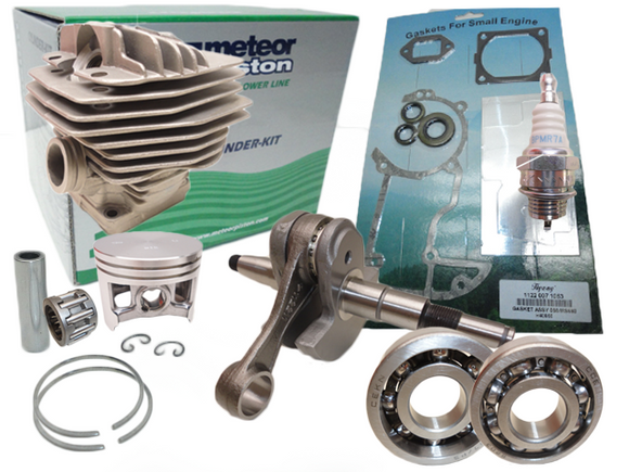 Meteor Stihl 066, Ms 650 660 Advanced Rebuild Kit Cylinder Piston Ring Assembly 11220201211