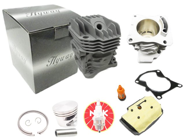 Hyway Advanced Rebuild Kit Fits Stihl Ms 201 T, 201TC-M Cylinder,Piston, Rings, Gasket Air Filter And More ,11450201200