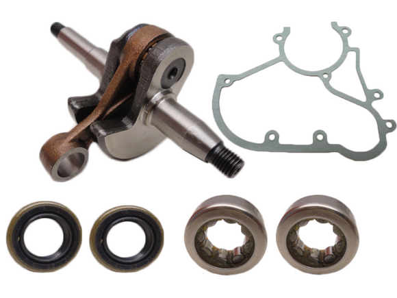 Stihl Ms 200T 020T Crank Case Rebuild Kit Crankshaft, Bearings, Seal Gasket Assembly New 11290300400