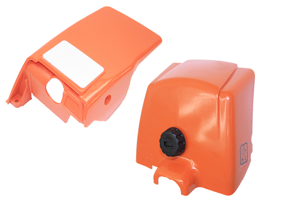 Hyway Air Filter and Engine Cover Fits Stihl 038 Ms 380 Air Replaces 11191401903, 11190801600