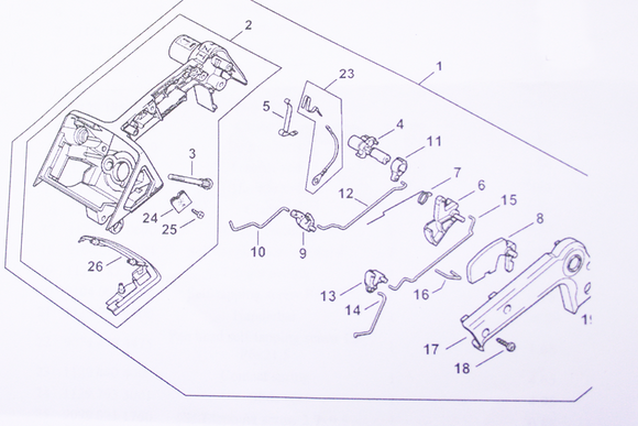 Stihl Ms 200T 020T Handle Housing Assembly New Oem 11297901018