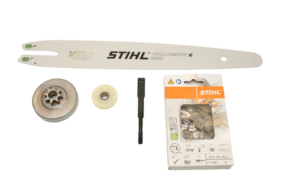 14" Bar 1/4 Pitch Micro 71PM3 Chain Conversion Kit For Stihl 020T, Ms-200T,  Ms 192T, Ms193T, Ms194T 11376402009 New Oem