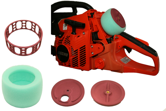 Stoekel Stacks From Red Beard High Volume Air Filtration Kit fits Echo Cs-590 Timber Wolf, 600P, 620P, 620Pw