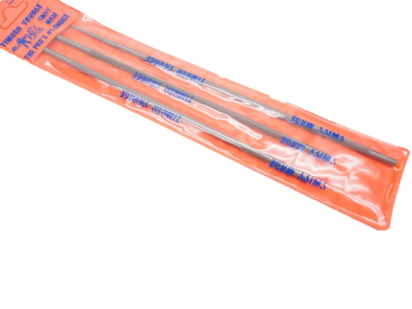 Timber Savage 5/32  8" Chainsaw Files Sleeve Of 3