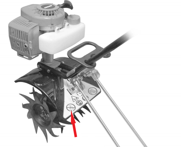 Echo TC-210 Label - Caution -- Operation New Oem X505002600
