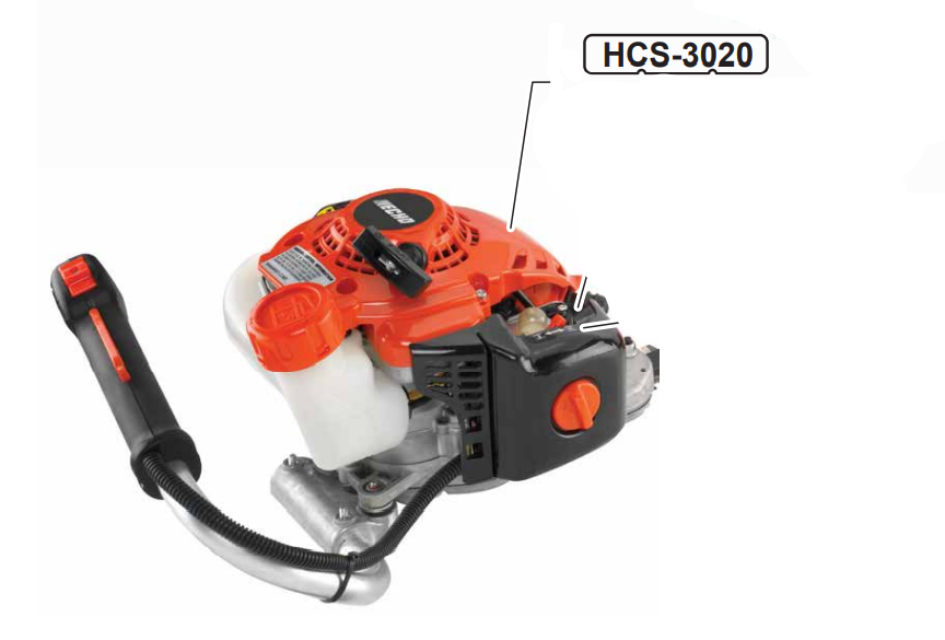 Echo Model HCS-3020 Label New Oem X543004820 | SawAgain