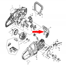 Makita XCU03, XCU04 Cordless Chainsaw Front Chain Brake Hand Guard New OEM 140A11-0 Replaces 1442334-6-2