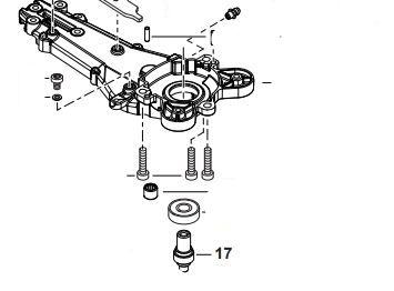 Echo HC-2210, HC-2810, HCS-2810, HCS-3810 Shaft, Pinion (Fig 17) New Oem V655000070