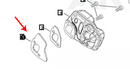 Echo Cs-2511T, CS-2511P, CS-2511TN, CS-2511PN Muffler Exhaust Heat Shield new oem A31200090-2
