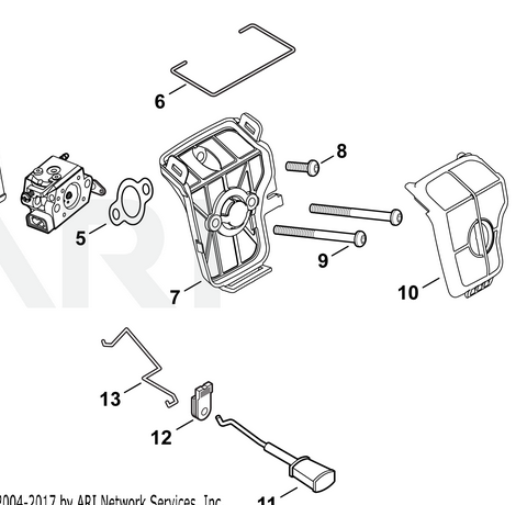 Aftermarket Air Filter Kit Fits Echo Cs-310 Replaces P021016500