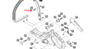 Echo Cs-490, Cs-4910, Cs-500P, Cs-501P  Handle Cushion Buffer Oem V401000330-2