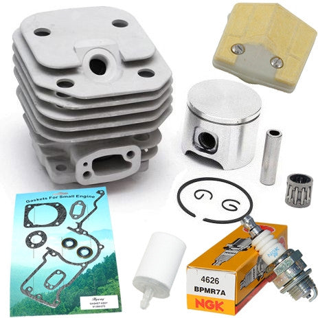 Husqvarna 61 48mm Cylinder Rebuild Kit, Piston, Ring Assembly