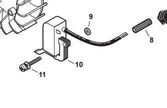 Echo CS-361P Coil, Ignition New (Fig 10) Oem P021048610
