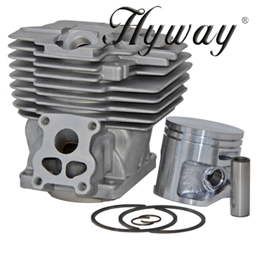 Hyway Stihl Ms 441 50Mm Cylinder And Piston Ring Assembly 11380201201