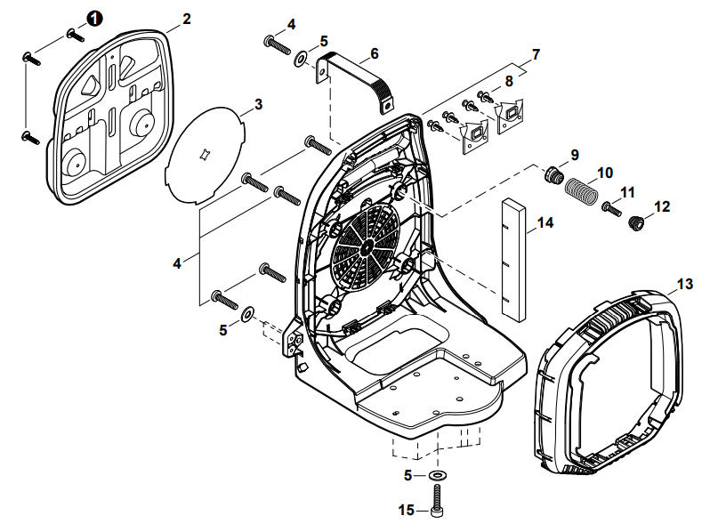 Echo PB-760LNH, PB-760LNT Guard, Debris (Fig No.13) New Oem E104000230