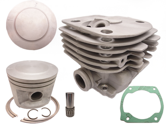 Hyway Titanium 52Mm Big Bore Pop-Up Base Plus Top End Rebuild Kit, Cylinder,  Piston Rings Assembly Fits Husqvarna 362 365 371 372 Xp Jonsered  2071 2171 503 62 6472