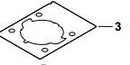 Echo PB-2520, Shindaiwa EB252 Cylinder Gasket New OEM V100000860-1
