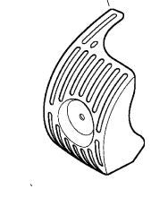 Echo GT-251, 251E, SRM-251, SRM-251E Trimmer Air Cleaner Cover New OEM A232000271
