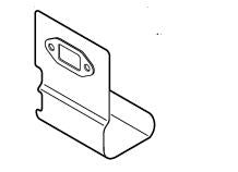 Echo GT-251, 251E, SRM-251, SRM-251E Trimmer Exhaust Shield New OEM V104000660