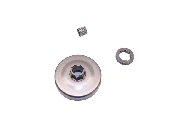 Husqvarna 181,185, 281, 285, 288, 298, 394, 1100, 2100, 2101, Jonsered 2094, 2095, 3/8 7 Tooth Clutch Drum Sprocket Assembly