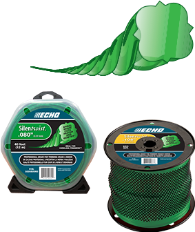 Echo SilentTwist Trimmer Line .080 160ft Small Clam 321080060