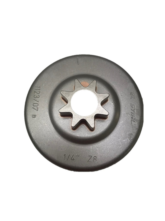 1/4 Pitch Qtr Carving Cluth Drum/Spur Sprocket Fits Stihl 017, 018, Ms 180, Ms 191t,Ms 162, Ms 170, MS 171, Ms 172 Ms 181, Ms 182, Ms 251, Ms 241, Ms 231 New Oem 11236402007