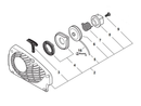 Echo CS-361P Starter Recoil Assy, Oem A051003010-2