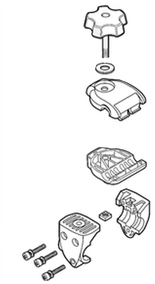 Echo SRM-410U, 4605U, Shindaiwa B460 Mounting Kit - Handle New OEM P021012742