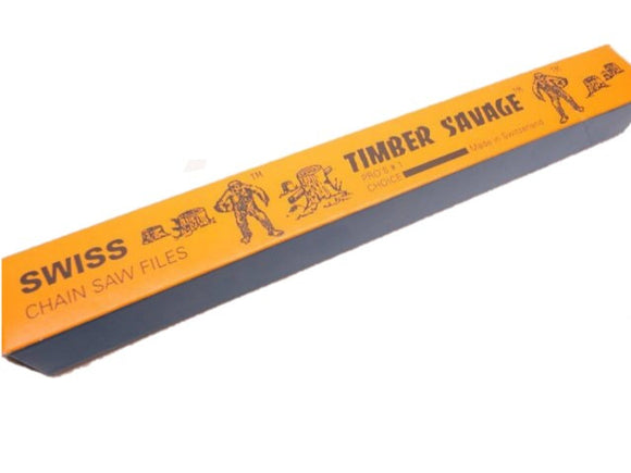 Timber Savage 5/32  8" Chainsaw Files 1 Doz